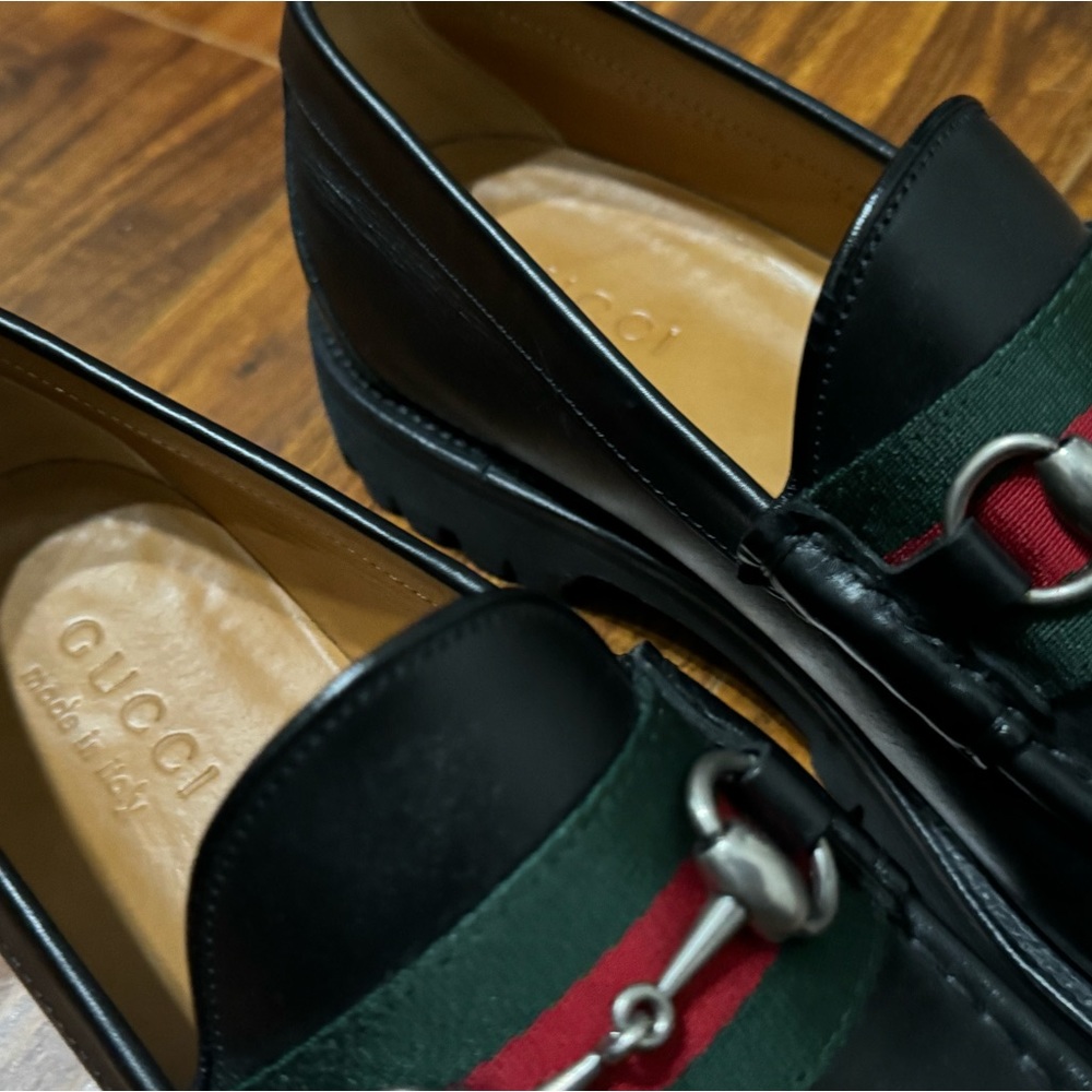 Cirano Lux Web Mens Horsebit Lug Sole Loafers